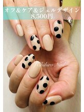 チヒロネイル/ランダムドットネイル