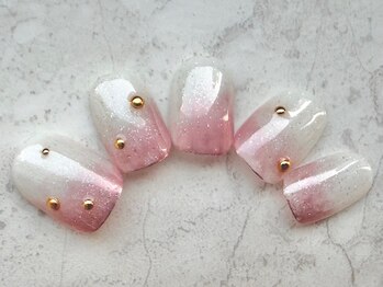 グラデーション☆ミラーネイル