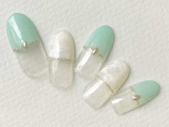 ネイルーク(Nailuke)/2023年３月＆４月の定額ネイル