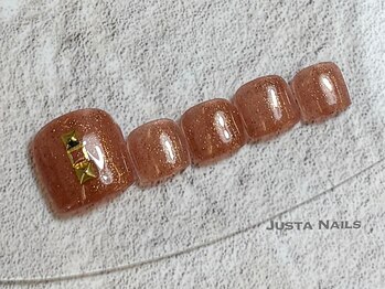 ジャスタネイルズ(JUSTA NAILS)/定額デザイン シンプル　フット