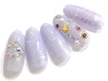 コルン/キラキラネイル☆春ネイル