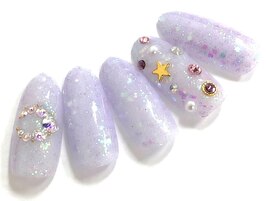 キラキラネイル☆春ネイル