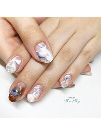 お洒落っぽニュアンスアート