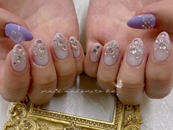 ネイルサロン トゥービー 御徒町上野(To Be)/パーツ付け放題コース8990円