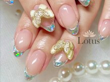 ロータス ネイルアンドアイラッシュ(Lotus)/ガラスフレンチ★