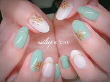 ネイルトップエクル(nail top E CRU)/雪の結晶