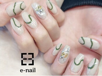 イーネイル(e-nail)の写真/《当店人気No.1オフ込定額デザインA￥6800》カラーチェンジ無料!シンプル過ぎない大人デザイン多数ご用意♪