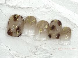 アニマルゴールドネイル￥8050