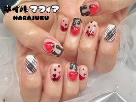 バレンタインネイル/チョコ