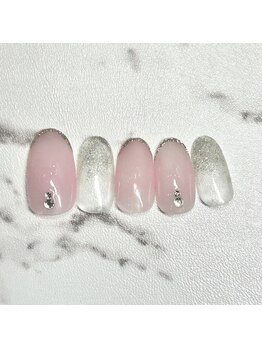 キューセブンネイルラウンジ 与野店(Q7 Nail Lounge)/定額Cコース　￥6000