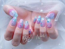 ビーネイル 新松戸(BE NAIL)/カラーグラデxホロアート