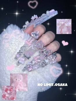 ノーリミットオオサカ 心斎橋(NOLIMIT.OSAKA)/持ち込み/長さだし/つけ放題