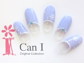雪の結晶　ダブルフレンチ
