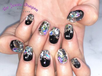 アン ジョーヌドラゴ/【自爪ネイル】ゴテゴテネイル