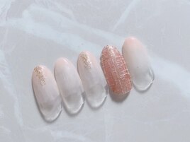 シンプルツイードネイル