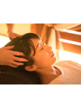 ヘッドスパで癒されたい