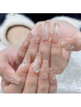 クイーンズビューティーサロン 新宿本店(Queen's beauty salon)/チップ長さだしやり放題