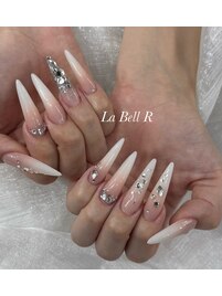 全おまかせで綺麗めネイル