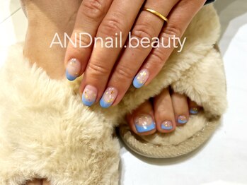 アンドネイル ビューティー(AND nail,beauty)/春ネイル/フレンチ/藤沢