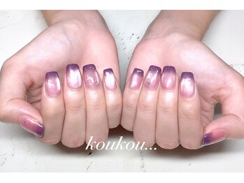 クク(koukou)/月&星 マグネット