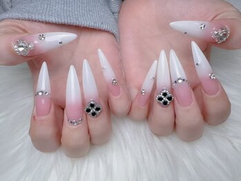 ムーミー 新宿(Moomi)/ネイビーグラデーション/パーツ