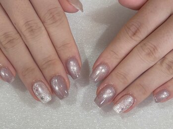 アルティノ ネイル ガーデン(altino nail garden)/キラキラ/シンプル/マグネット
