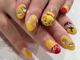 3Dネイル×キャラクター×ハート