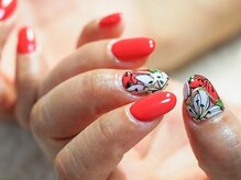 カイル 恵比寿(Kaile.)/赤ネイル