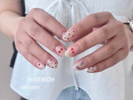 スイートさくらんぼネイル