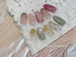 シアー春ニュアンスデザイン2種