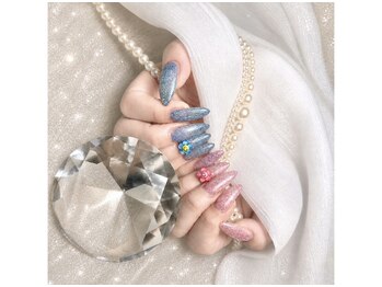 ラヴィーネイル(Ravie nail)/推しカラー×アシンメトリー