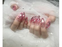 プラス(PLUS)/ピンク埋め尽くし