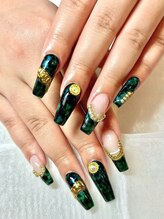 エクアネイルズ(Akuwa nails)/スカルプ3Dアート180分やり放題 