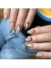 イベル 神戸三宮店(ibelu)/くすみニュアンスネイル