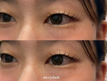 アンアイラッシュ(un eyelash)/パリエク80本♪フラットラッシュ