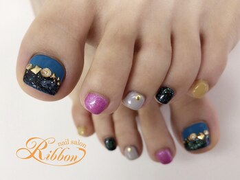 ネイルサロンリボン(Ribbon)/フットシンプル