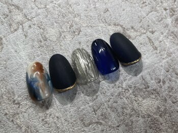ベーシック ネイルウィザードアカデミー 麻布十番店(Basic×NailWizardAcademy)/【定額Season】Winterデザイン