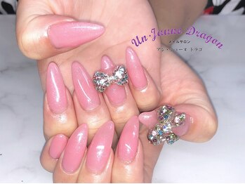 アン ジョーヌドラゴ/【ロングネイル】リボンパーツ