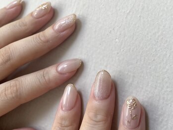 アメリアンドカシェット(Amelie&Cachette)/ブライダルネイル：maika