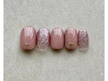 キャンアイドレッシー 長岡店(Can I Dressy)/ホロハート×ラメネイル