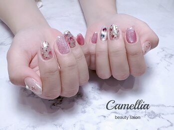 カメリア(Camellia)/ハンドジェルネイル/フェルイン