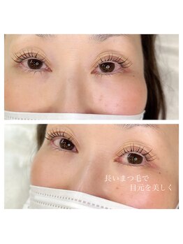 アイラッシュデザインリコ(eyelashdesign RICO.)/まつ毛の長さ際立つ.*・゜