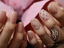 ユーティーネイル(Youty Nail)/ホログラムハートキルティング