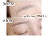 【ご新規眉予約No.1☆】眉毛ワックス&カラー(wax/カラー/カット/メイク込)