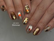 シマー(Shimmer)/バレンタインネイル