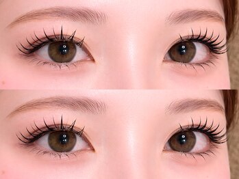 エミルアイラッシュ 八戸店(emile EYELASH)の写真/まつげの長さやカールで印象は変わるもの♪まるで自まつ毛が増えたような自然な感覚で目力◎付け足しもOK！