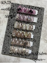 クイーン(Queen)/トレンド定額ネイルデザイン