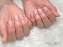 ヒールネイル(heal nail)/白っぽpink～