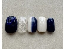 キャンアイドレッシー 長岡店(Can I Dressy)/バイカラーネイル