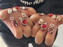 ネイルサロン ネイルシー(NaiL.C)/長さだし＋1.5H＋パーツ